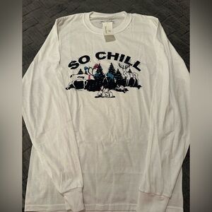 Vera Bradley White 'So Chill' Graphic Long Sleeve Tee